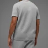 Sports Club Stickat Knit Polo – Athletic Heather Grey