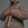 Stage Stickat Puffer – Brown Multi