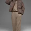Stage Stickat Puffer – Brown Multi