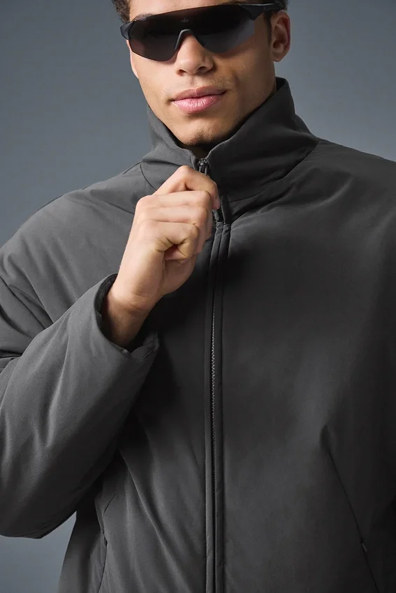 Stretch Woven Notable Jacket – Anthracite