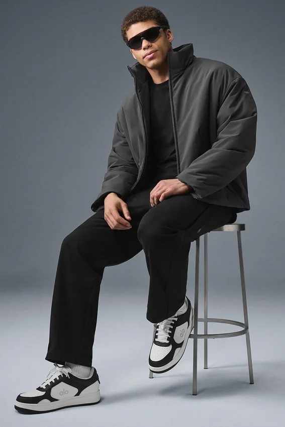 Stretch Woven Notable Jacket – Anthracite