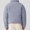 Stretch Woven Street Puffer – Fog