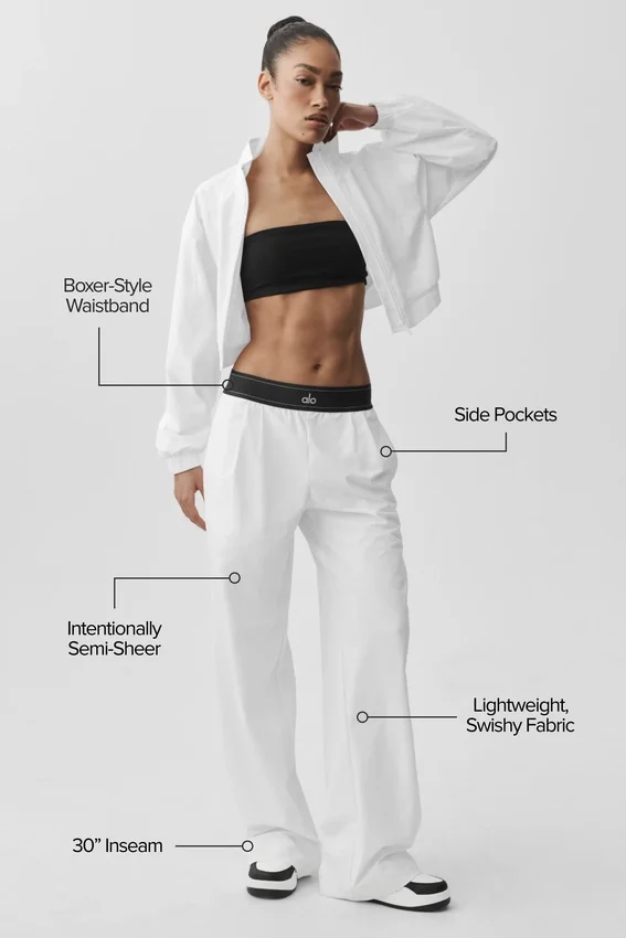 Suit up-byxor (långa) – White/Black