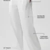 Suit up-byxor (Regular) – White/Black