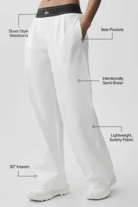 Suit up-byxor (Regular) – White/Black