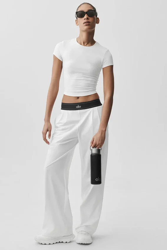 Suit up-byxor (Regular) – White/Black