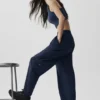 Suit up-byxor (Shorts) – marinblå