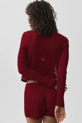 Sunlit-kofta – Summer Romance Red