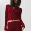 Sunlit-kofta – Summer Romance Red