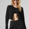 Supernatural Stickat Cardigan – svart