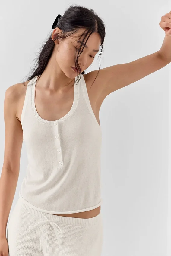 Supernatural Sweater Henley-linne – Ivory