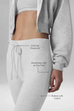 Sway Bootcut-mjukisbyxor – Athletic Heather Grey