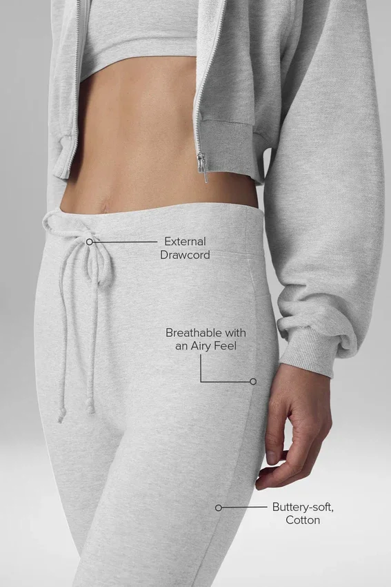 Sway Bootcut-mjukisbyxor – Athletic Heather Grey