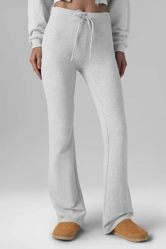 Sway Bootcut-mjukisbyxor – Athletic Heather Grey