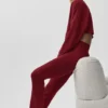 Sway Bootcut-mjukisbyxor – Summer Romance Red