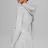 Sway-huvtröja med hel dragkedja – Athletic Heather Grey