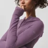 Sway-huvtröja med hel dragkedja – Plum Kiss