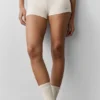 Sway My Way Micro Shorts – Oatmeal Heather