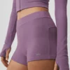 Sway My Way Micro Shorts – Plum Kiss
