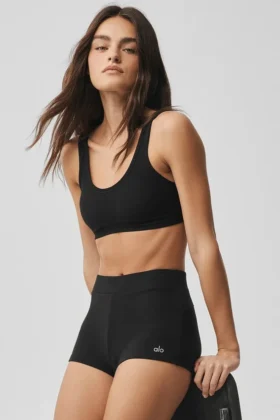Sway My Way Micro Shorts – Svart