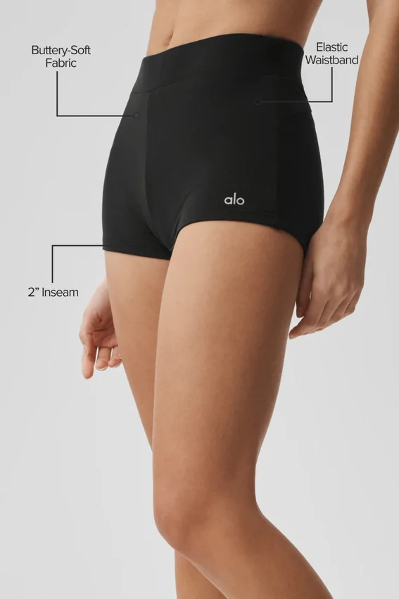 Sway My Way Micro Shorts – Svart