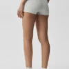 Sway My Way Micro Shorts – vit melerad