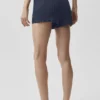 Sweater High-Waist Sunlit Shorts – Navy