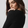 Sweater Knit Unwind Långärmat – Black