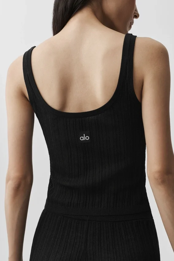 Sweater Sunlit Tank – Svart