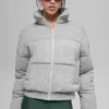 Sweatshirt-pufferjacka – Athletic Heather Grey