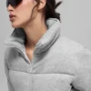Sweatshirt-pufferjacka – Athletic Heather Grey