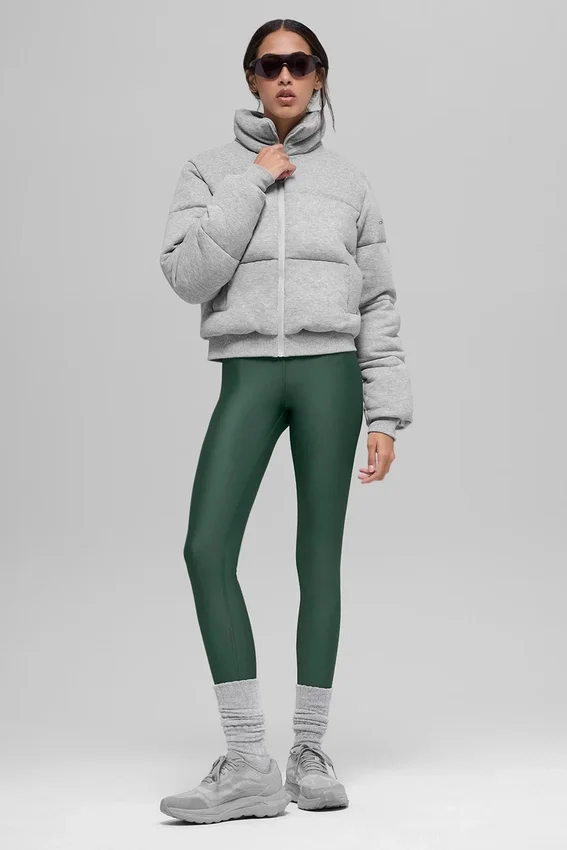 Sweatshirt-pufferjacka – Athletic Heather Grey
