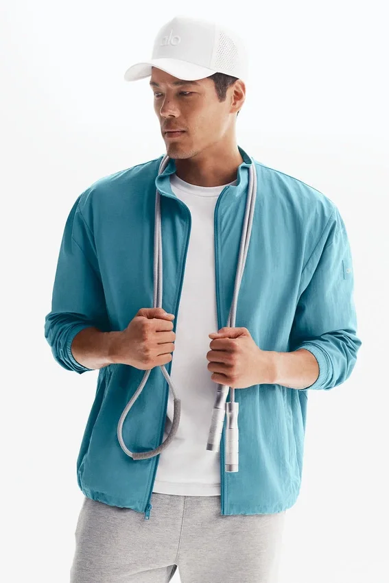 Takeaway Track Full Zip Jacket – Blue Breeze
