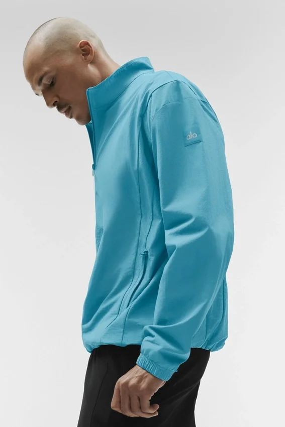 Takeaway Track Full Zip Jacket – Blue Breeze