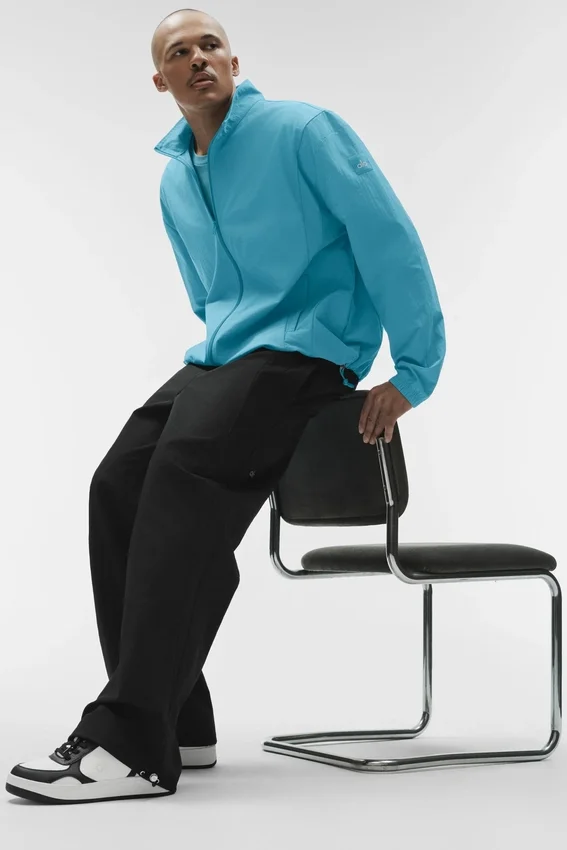 Takeaway Track Full Zip Jacket – Blue Breeze
