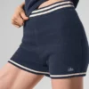 Tennis Club Stickat Knit Hot Shorts – Navy/Ivory