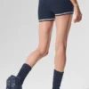 Tennis Club Stickat Knit Hot Shorts – Navy/Ivory