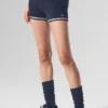 Tennis Club Stickat Knit Hot Shorts – Navy/Ivory