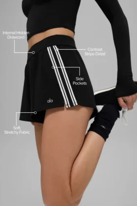 Track Star Shorts – Svart