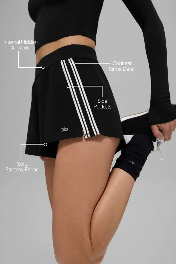 Track Star Shorts – Svart