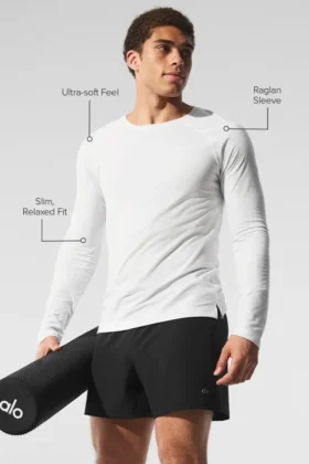 Triumph långärmad T-shirt – Vit