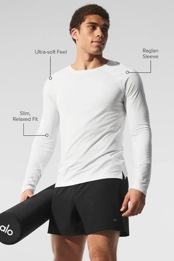 Triumph långärmad T-shirt – Vit