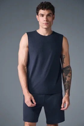 Triumph Muscle Tank – marinblå