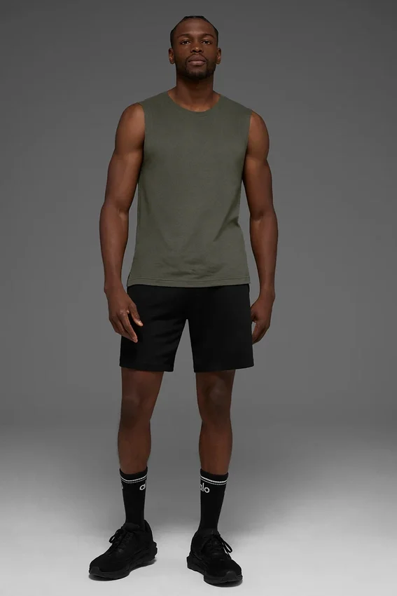 Triumph Muscle Tank – Stealth Green