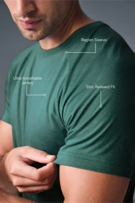 Triumph Raglan-T-shirt – vintermörkgrön