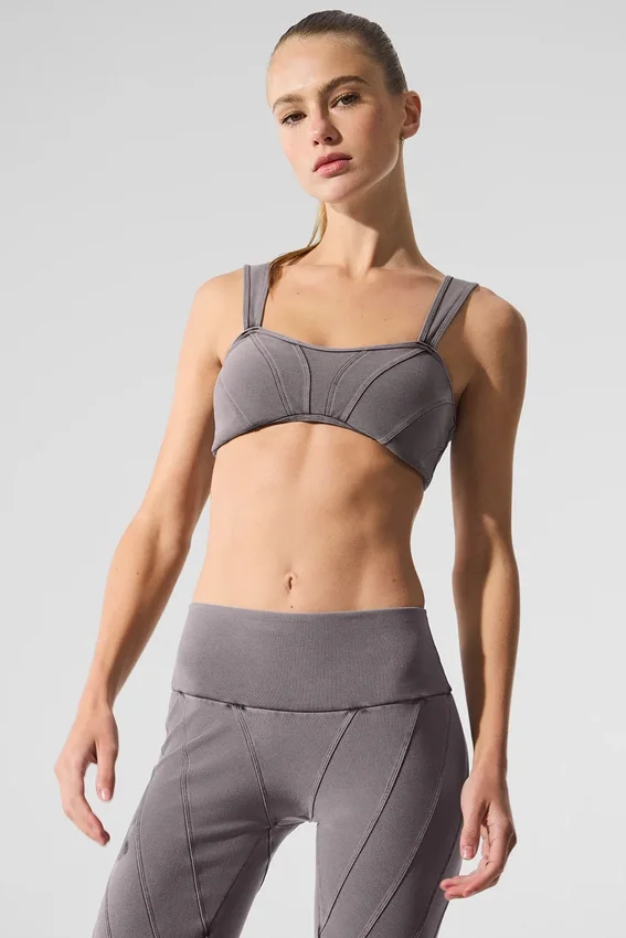 Tvättad Alosoft Sunray-bh – Cool Grey Wash