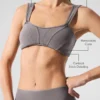 Tvättad Alosoft Sunray-bh – Cool Grey Wash