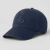 Tvättad Off-Duty-kepsa – Vintage Navy