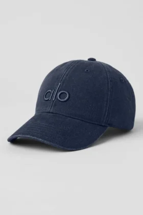 Tvättad Off-Duty-kepsa – Vintage Navy