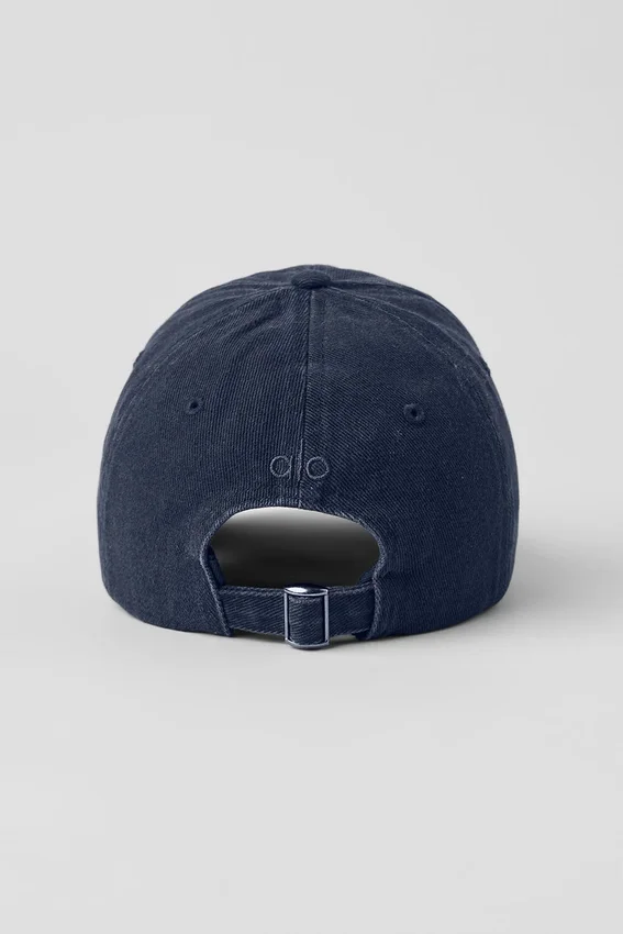 Tvättad Off-Duty-kepsa – Vintage Navy